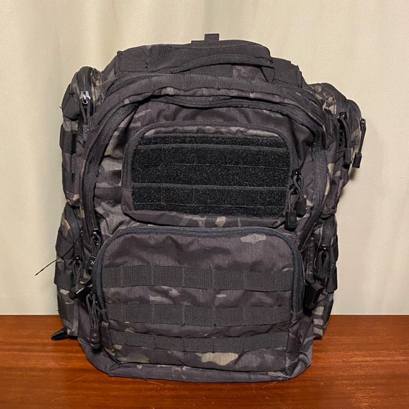 Tru-Spec Gunny Tour of Duty Lite Tactical Backpack (Black Multicam)